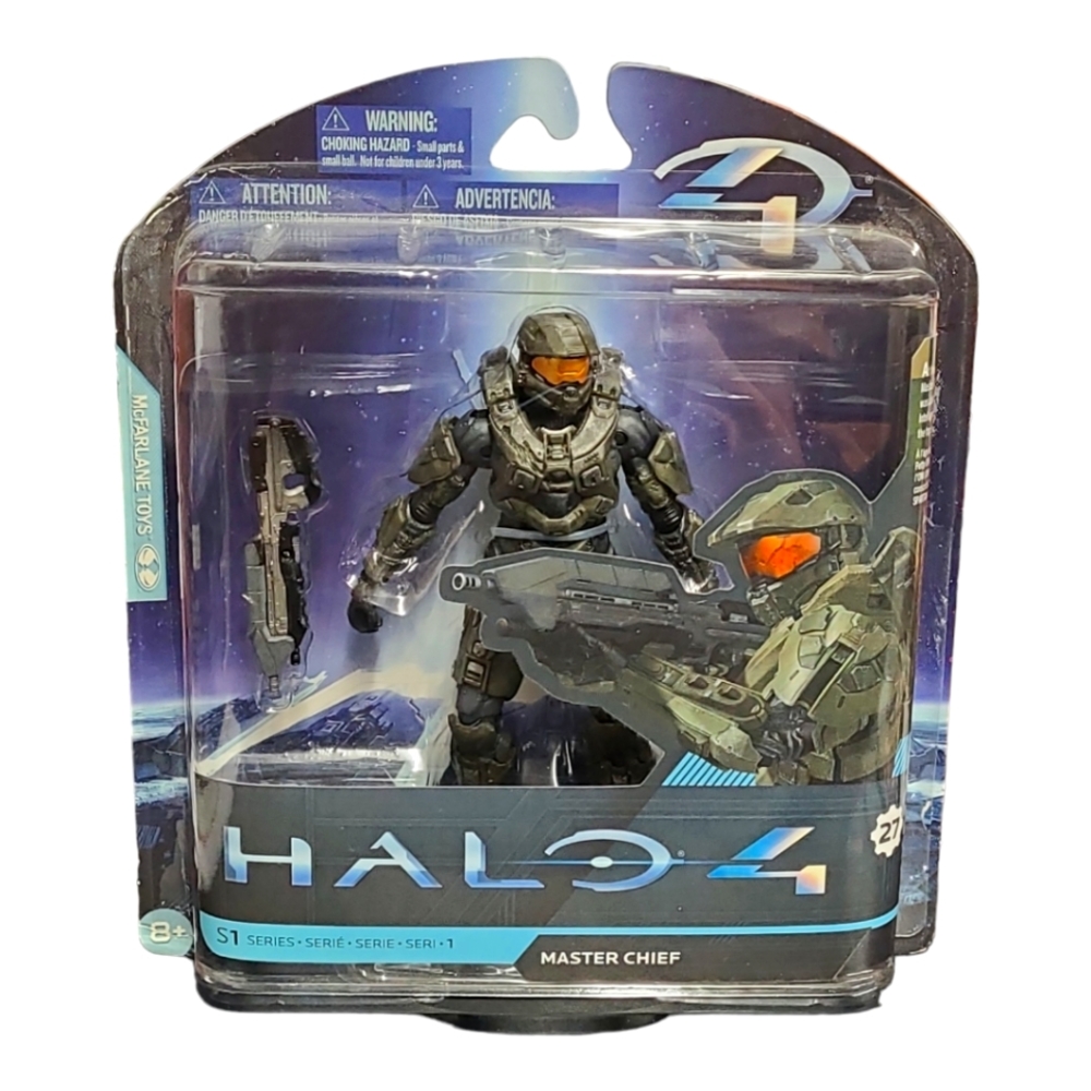Halo 4 Series 1 Master Chief Action Figure McFarlane Toys 2012 Assault Rifle
